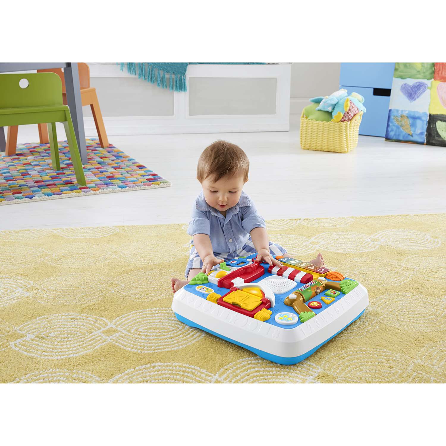 Развивающий столик Fisher Price для малыша из серии Смейся и учись - фото 4