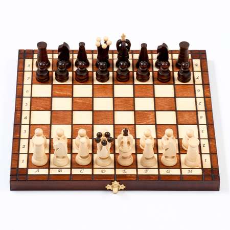 Шахматы Sima-Land «Королевские» 31х31 см король h=6.5 см пешка h 3 см