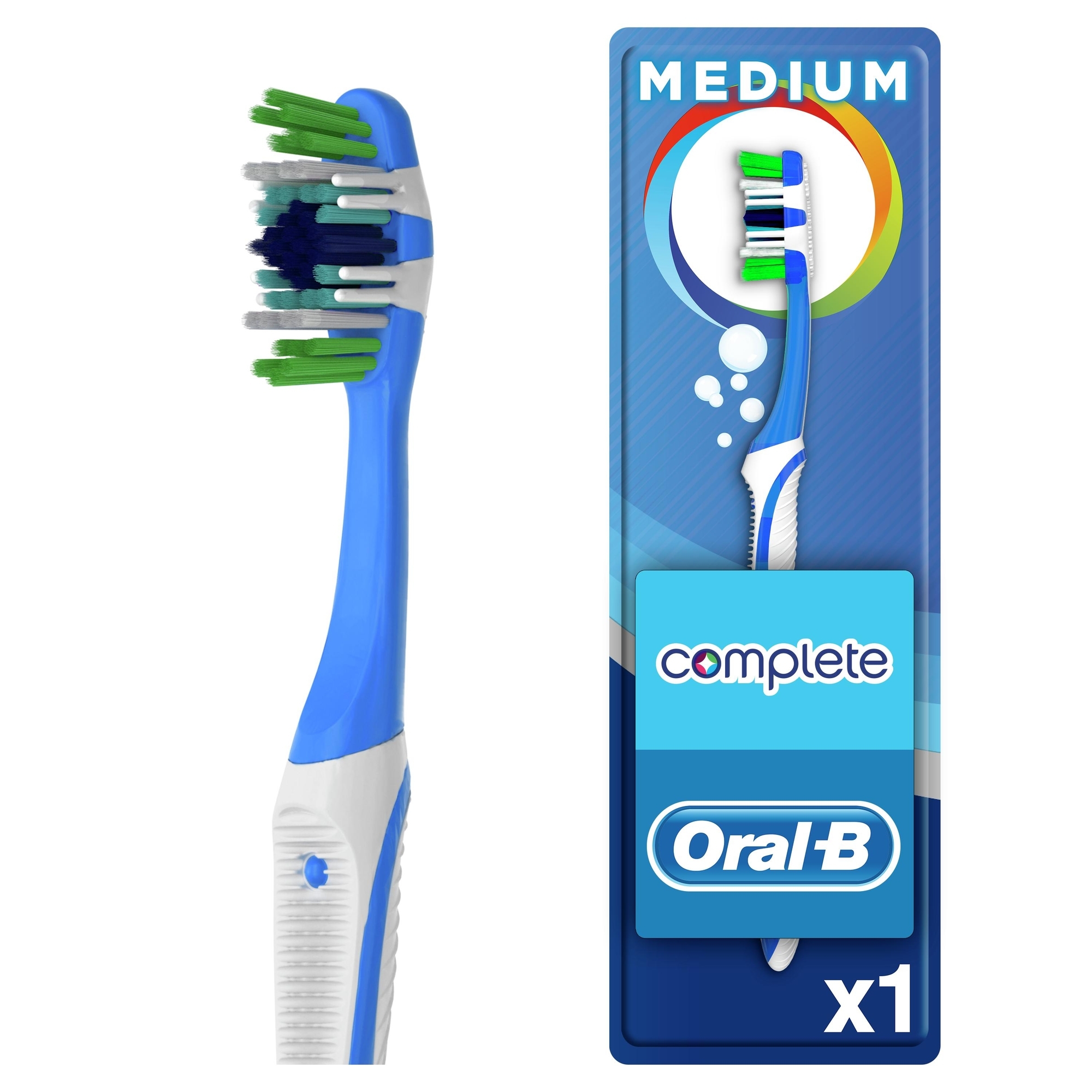 Зубная щетка Oral-B Complex пятисторонняя чистка средней жесткости 81748044 - фото 2