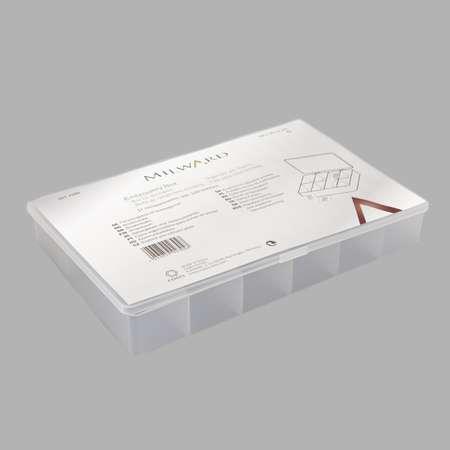 Контейнер - органайзер Айрис пластиковый для швейных принадлежностей 18 ячеек