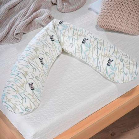 Подушка для беременных Theraline 190 см Бамбук и Панда белая