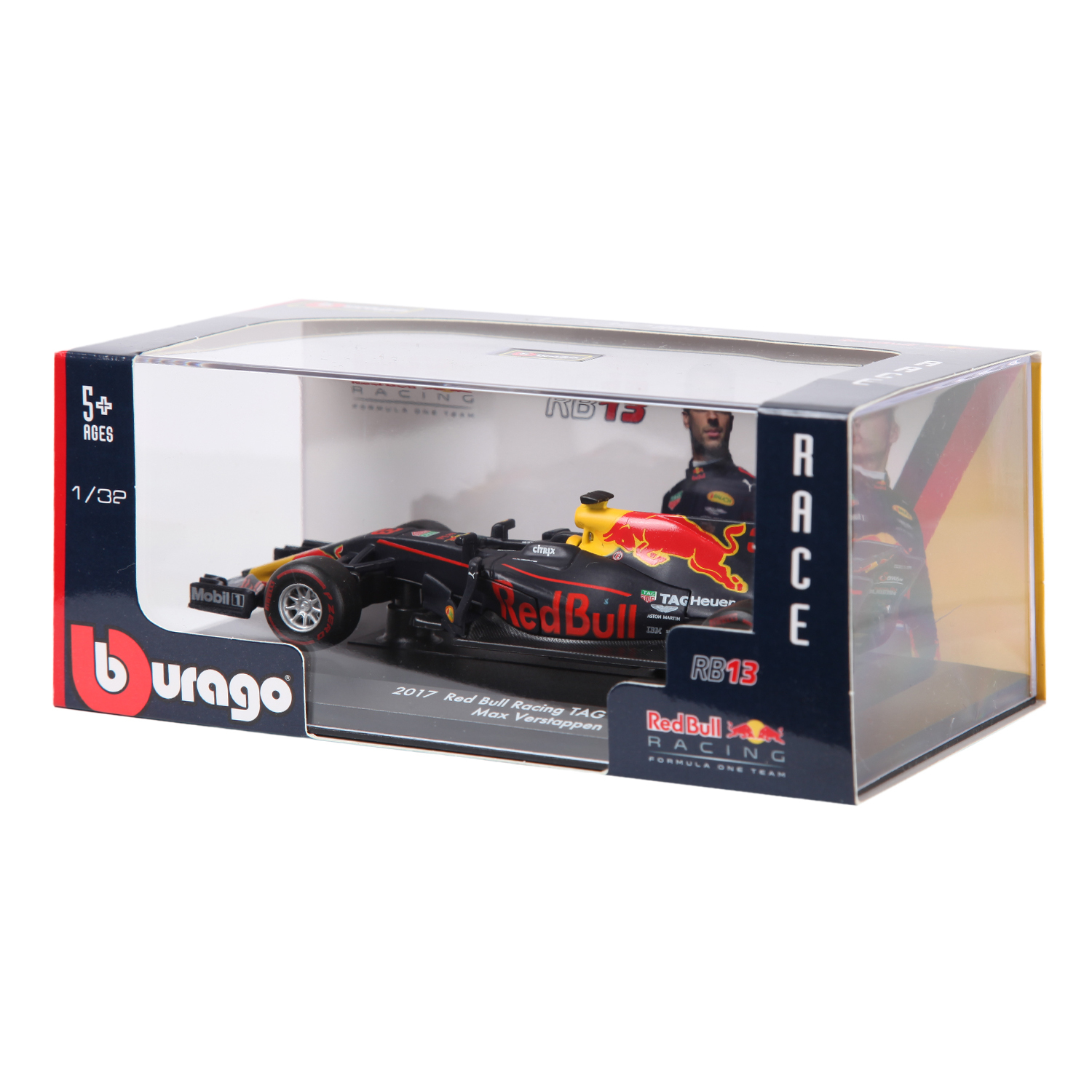 Машина BBurago 1:32 Redbull Racing Tag heuer Rb13 18-41233 купить по цене  1199 ₽ в интернет-магазине Детский мир