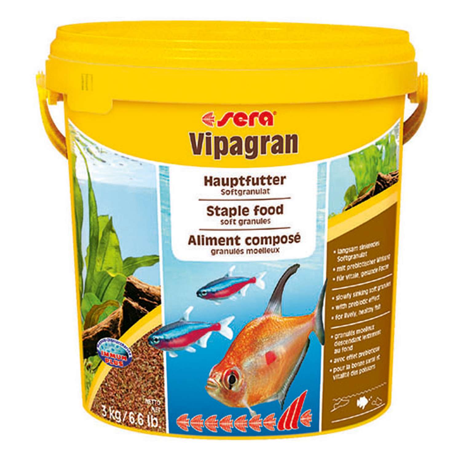 Корм для рыб Sera Vipagran основной гранулы 3кг - фото 1