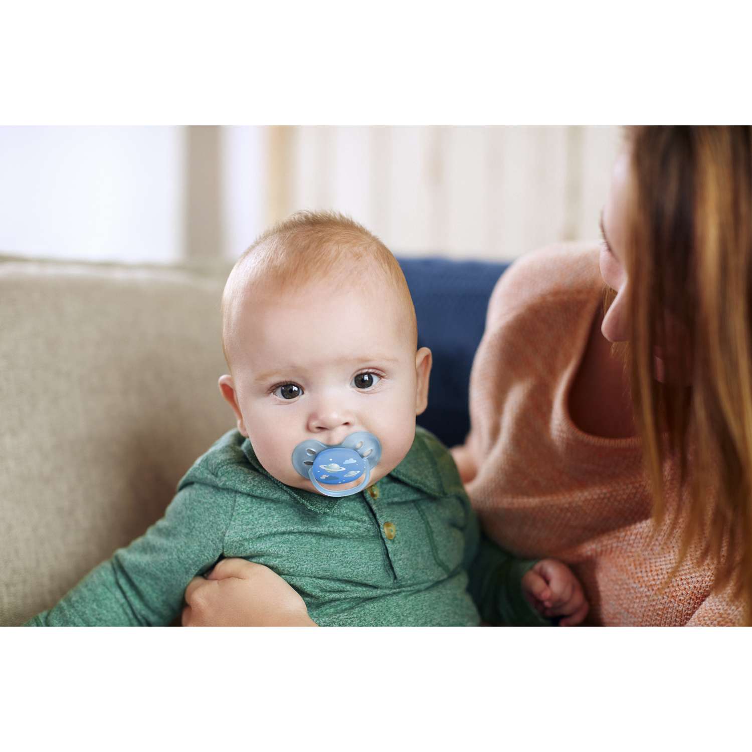 Пустышка Philips Avent Ultra Soft с футляром для стерилизации с 6 до 18месяцев SCF528/12 - фото 4