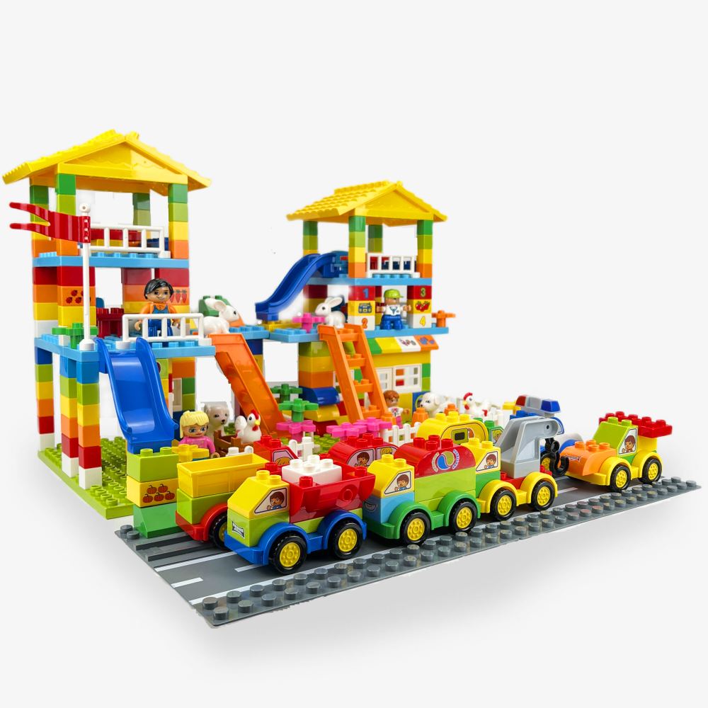 Игрушка LX Конструктор Duplo Городская суета 361 деталь - фото 3