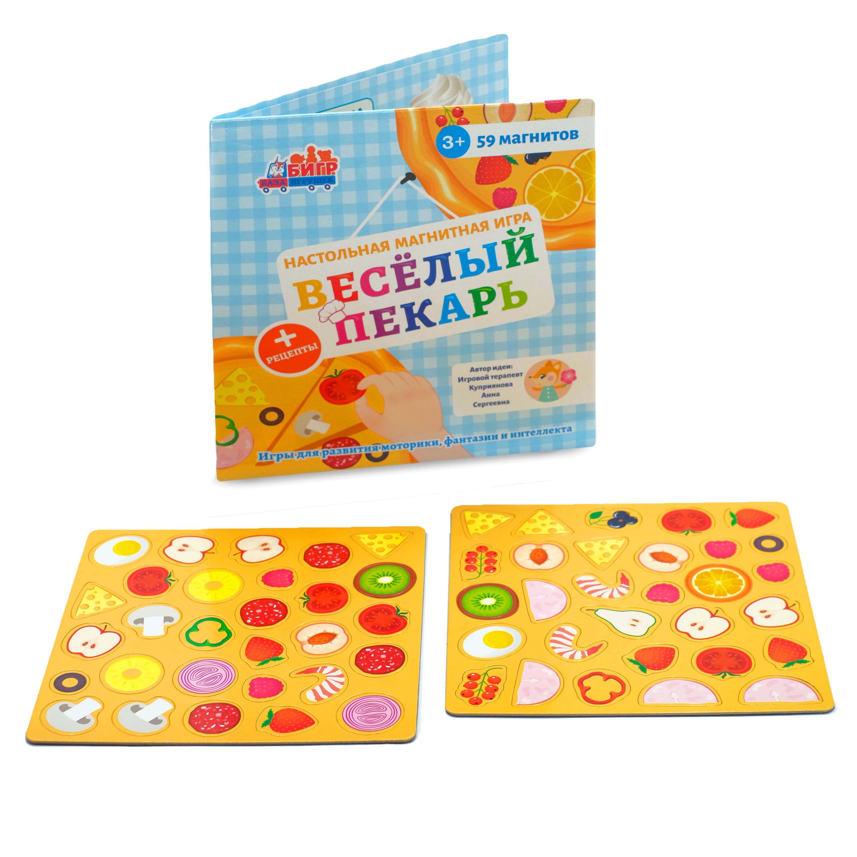 Развивающая магнитная игра Бигр Веселый пекарь УД44 - фото 4