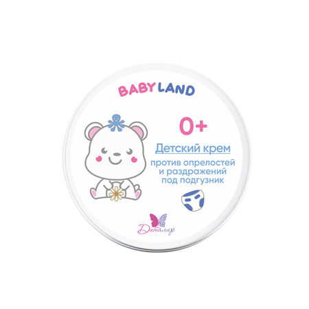 Крем детский Диталир против опрелостей и раздражений под подгузник Babyland