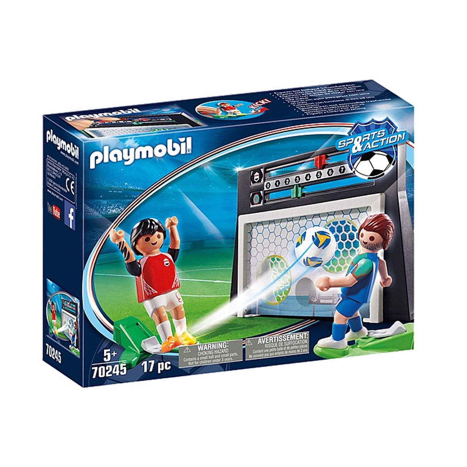 Конструктор Playmobil Удар по воротам - фото 1