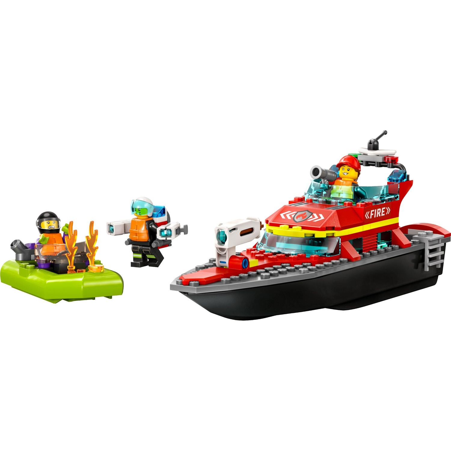 Конструктор LEGO Пожарно-спасательная лодка 60373 - фото 2
