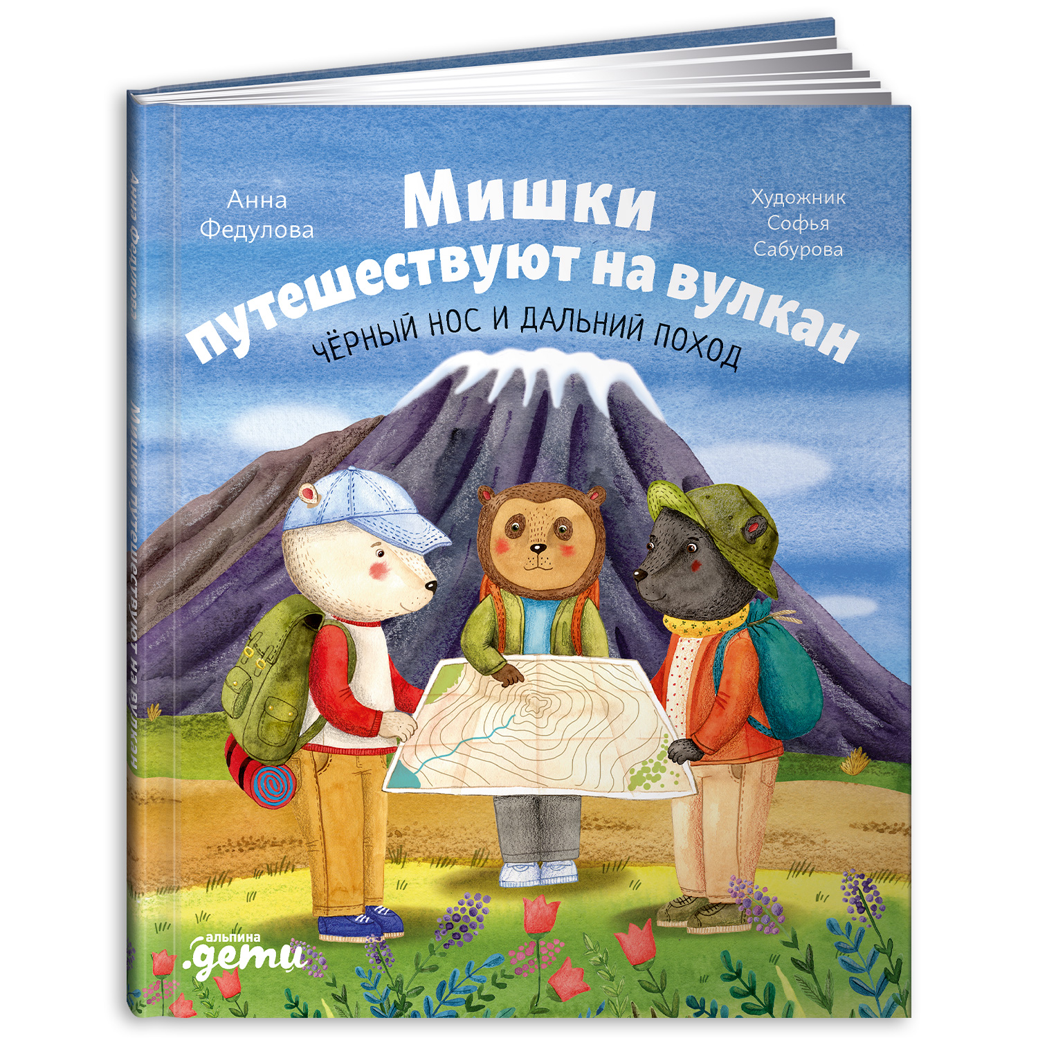 Книга Альпина. Дети Мишки путешествуют на вулкан: Чёрный Нос и дальний  поход купить по цене 540 ₽ в интернет-магазине Детский мир