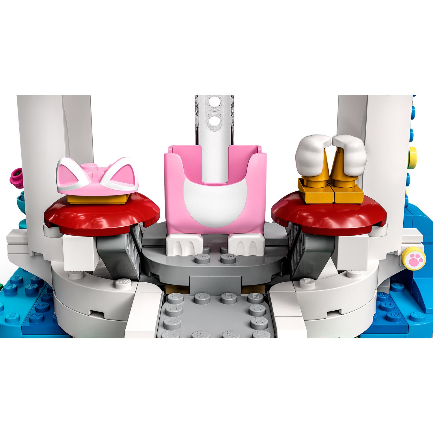 Конструктор LEGO Super Mario Cat Peach Suit and Frozen Tower Expansion Set 71407 - фото 4