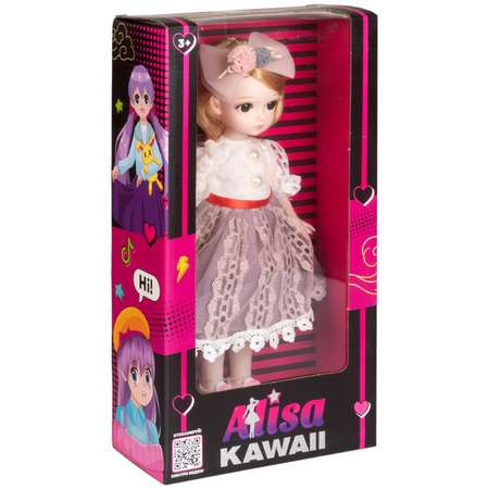 Кукла шарнирная 30 см 1TOY Alisa Kawaii с длинными волосами блондинка БЖД bjd аниме экшн фигурка игрушки для девочек