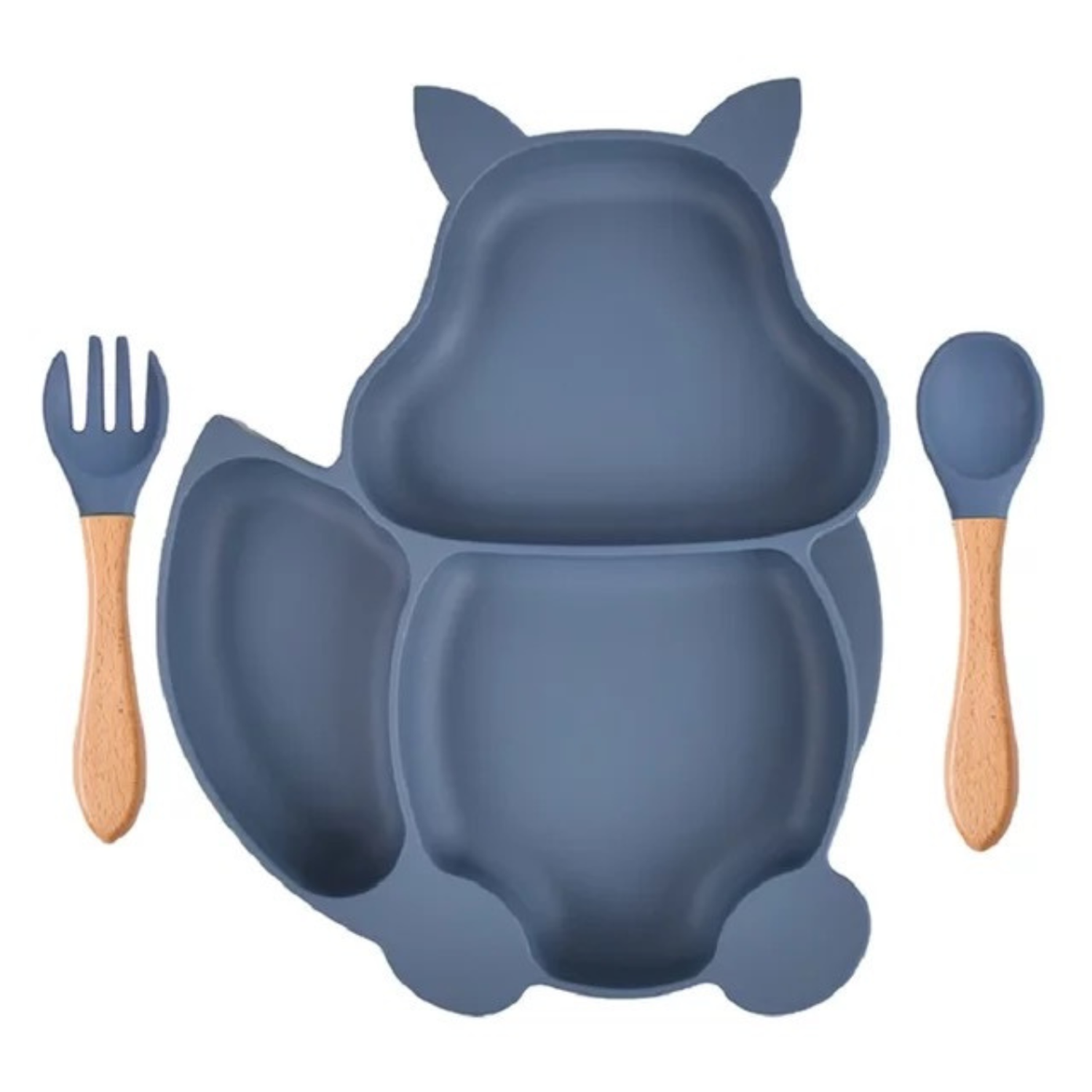 Набор детской посуды PlayKid темно-синий - фото 1