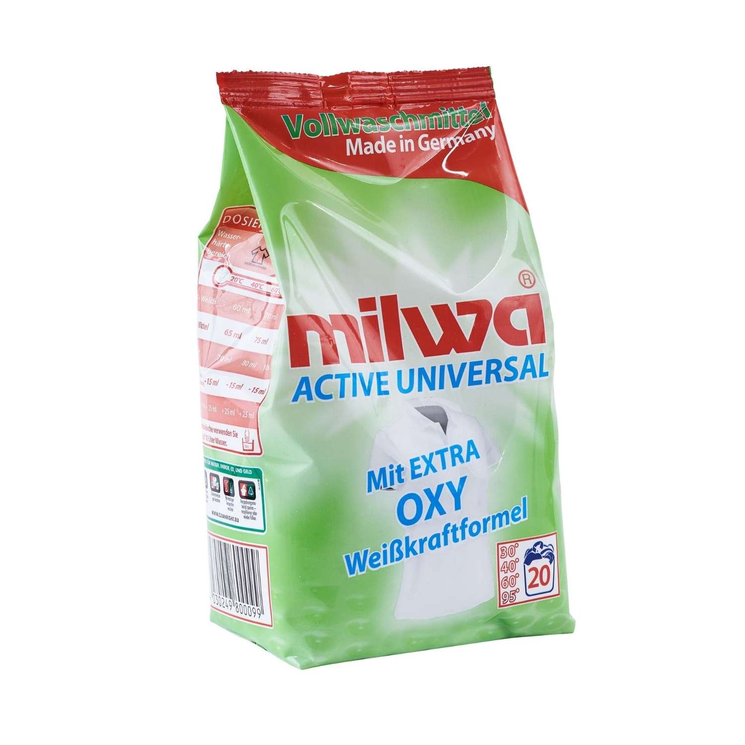 Стиральный порошок Milwa Active Oxy для белого белья концентрированный 1.34 кг - фото 2