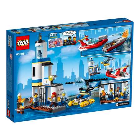 Конструктор детский LEGO City Операция полиции и пожарных 60308