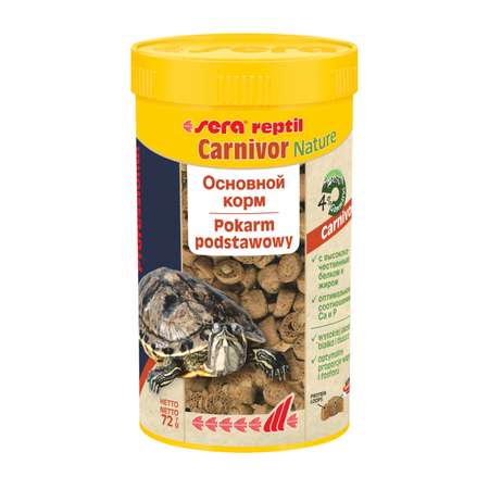 Корм для рептилий Sera Reptil Professional Carnivor 250мл 72г