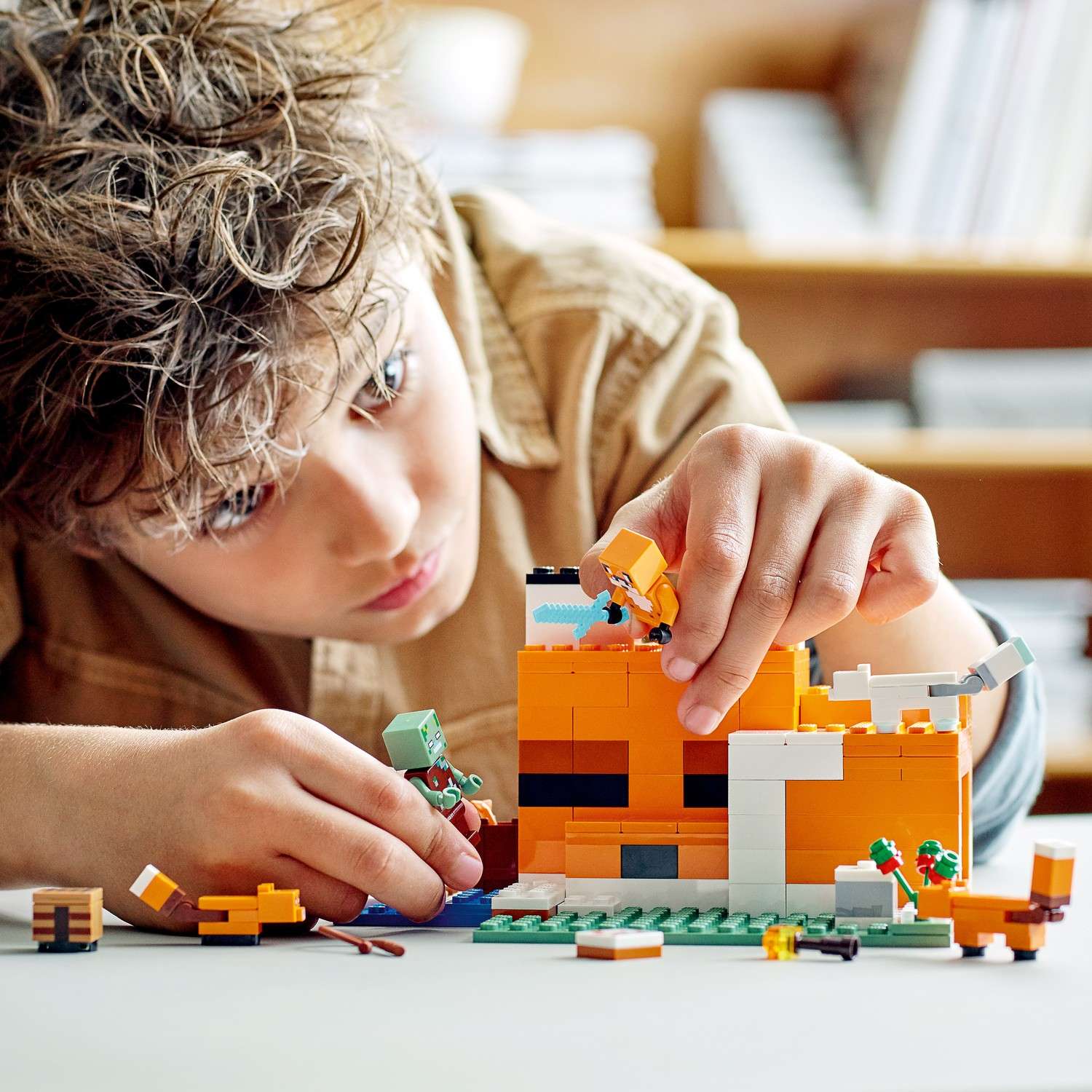 Конструктор LEGO Minecraft Лисья хижина 21178 - фото 10