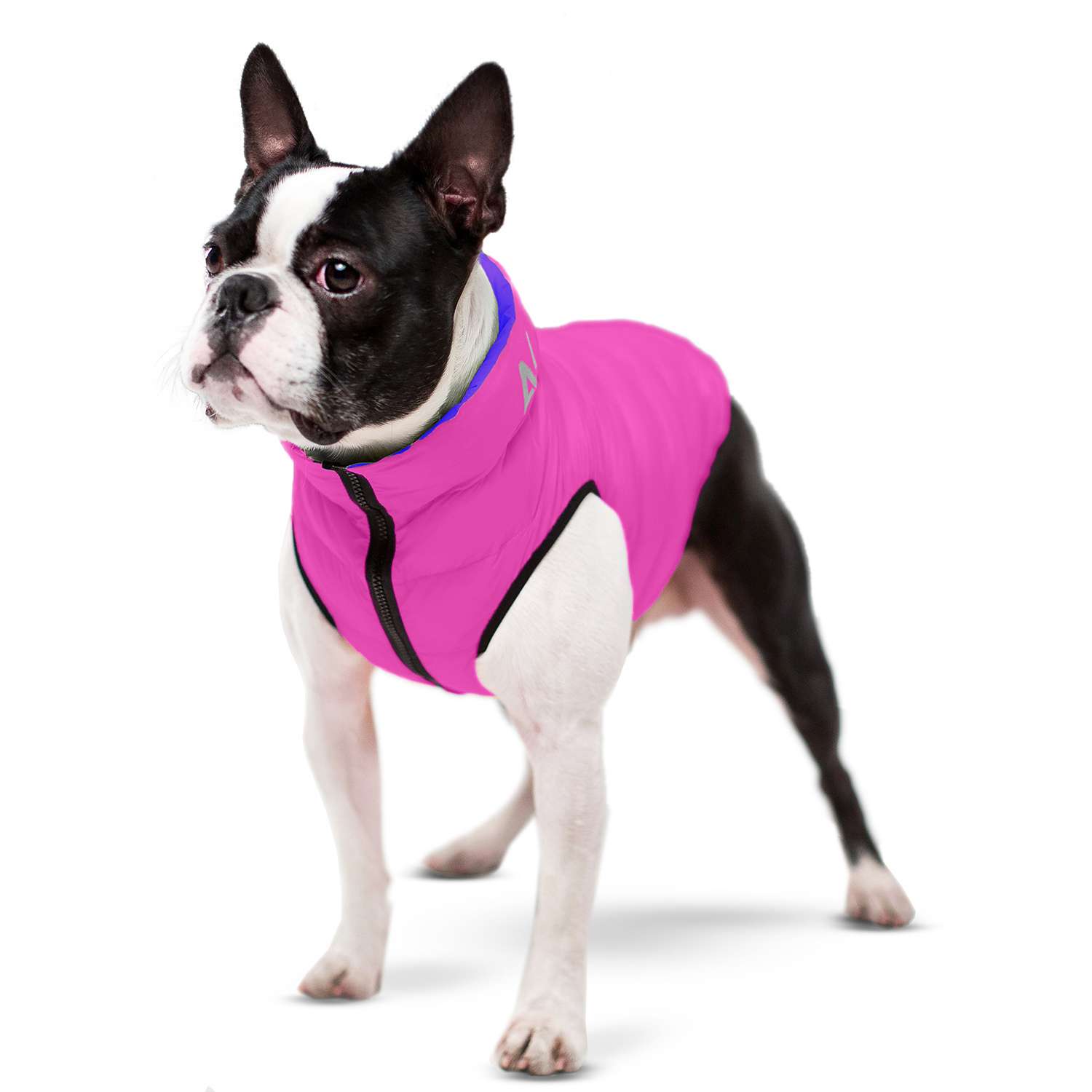 Курточка для собак Airyvest двусторонняя S 30 Розовая-Фиолетовая - фото 2