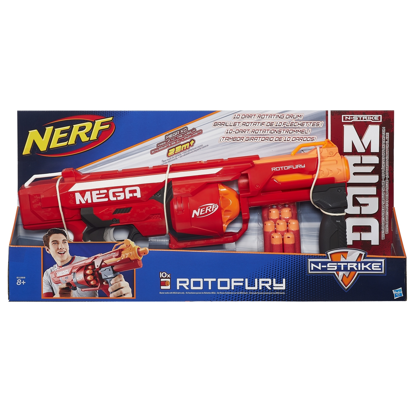 Бластер Nerf Mega Берсеркер B1269EU4 купить по цене 1799 ₽ в  интернет-магазине Детский мир