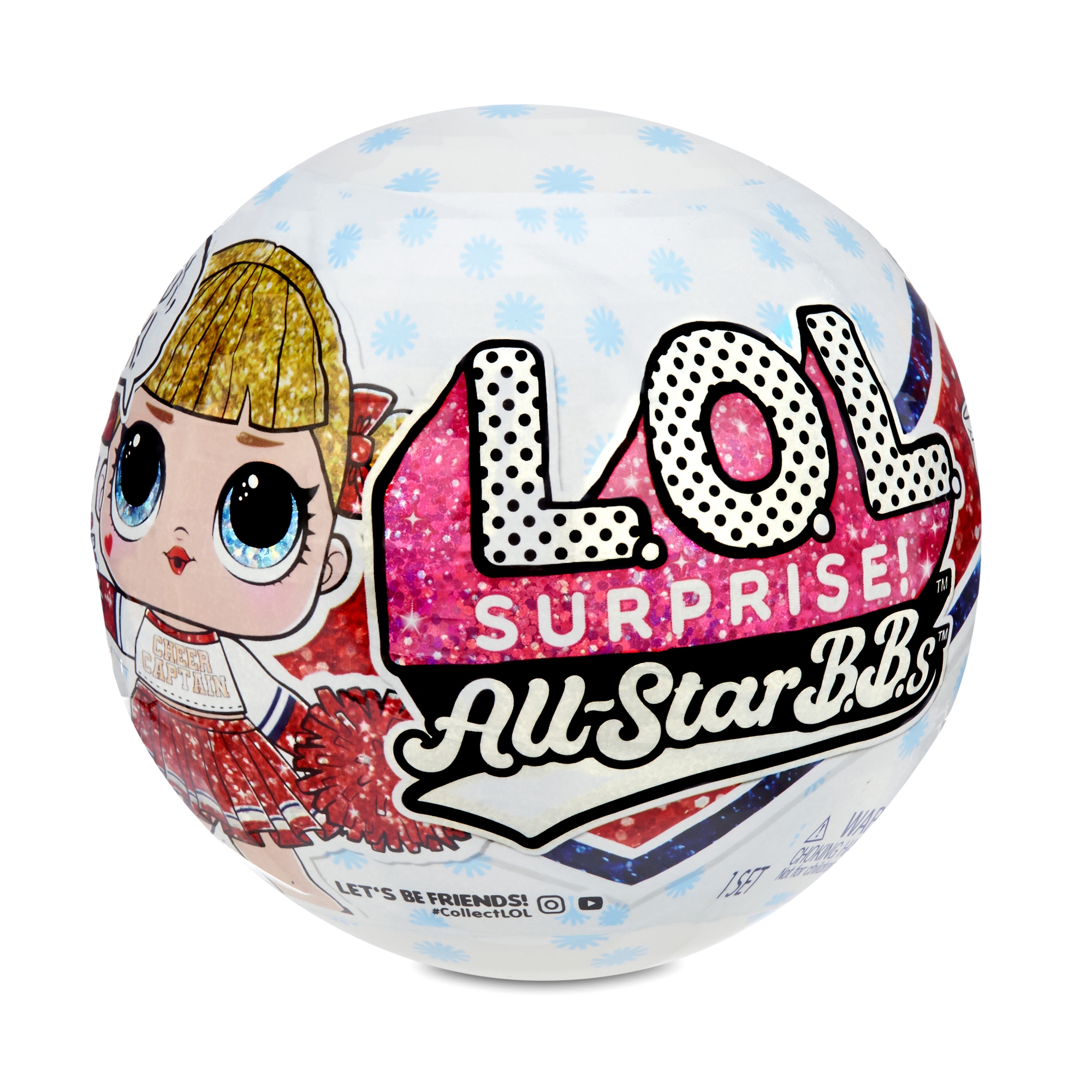 Игрушка в шаре L.O.L. Surprise Surprise All Star Sports Series 2 Cheer в непрозрачной упаковке (Сюрприз) 570363XX1E7CRF 570363XX1E7CRF - фото 1