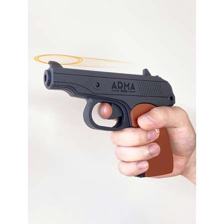 Резинкострел Arma.toys Деревянный пистолет Макарова ПМ в сборе окрашенный
