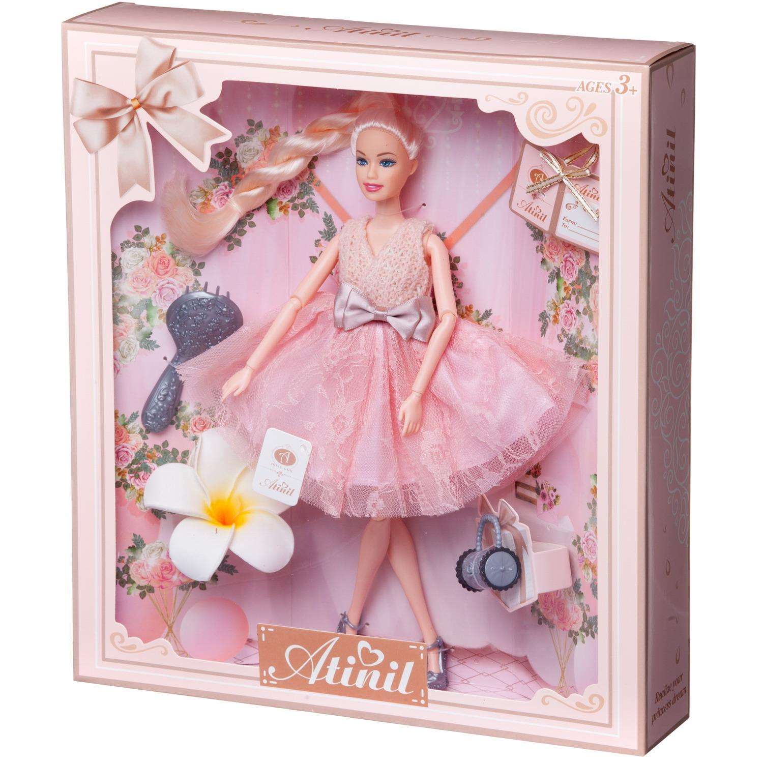 Кукла ABTOYS Мой розовый мир в платье с многослойной юбкой WJ-21544 - фото 1