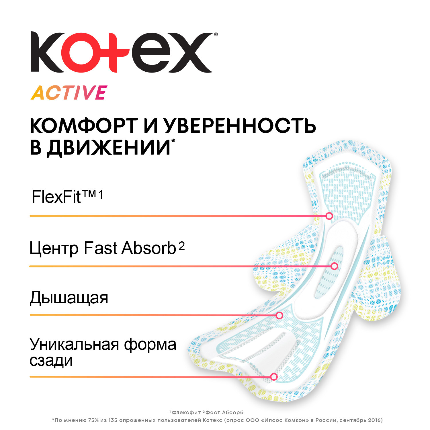 Прокладки гигиенические Kotex Active Супер 7шт - фото 4