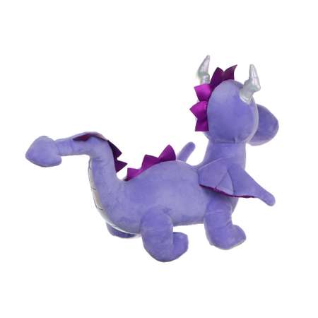 Игрушка мягкая Сноубум Дракончик 27 см фиолетовый