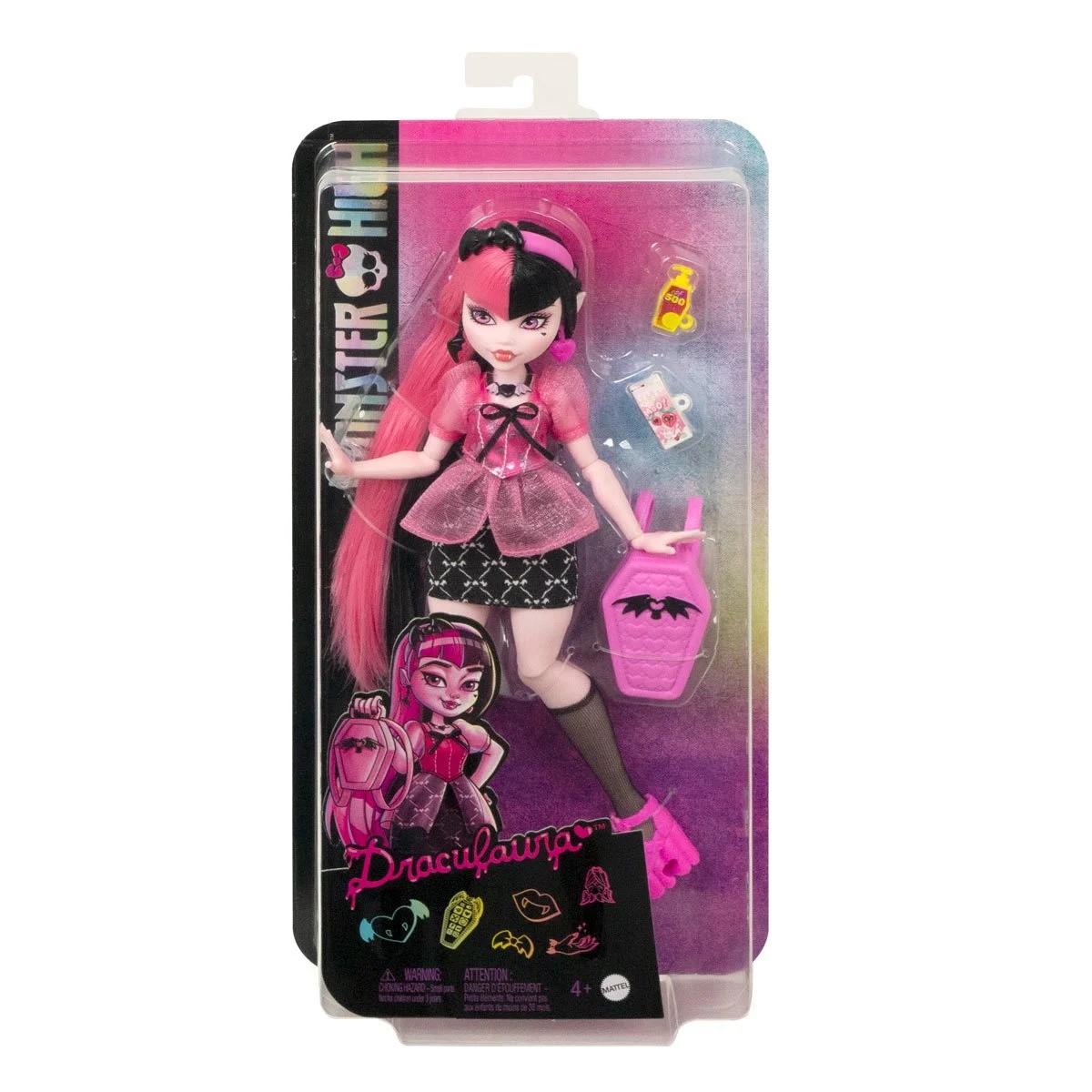 Кукла Monster High Day Out Draculaura HKY71 HKY71 - фото 6