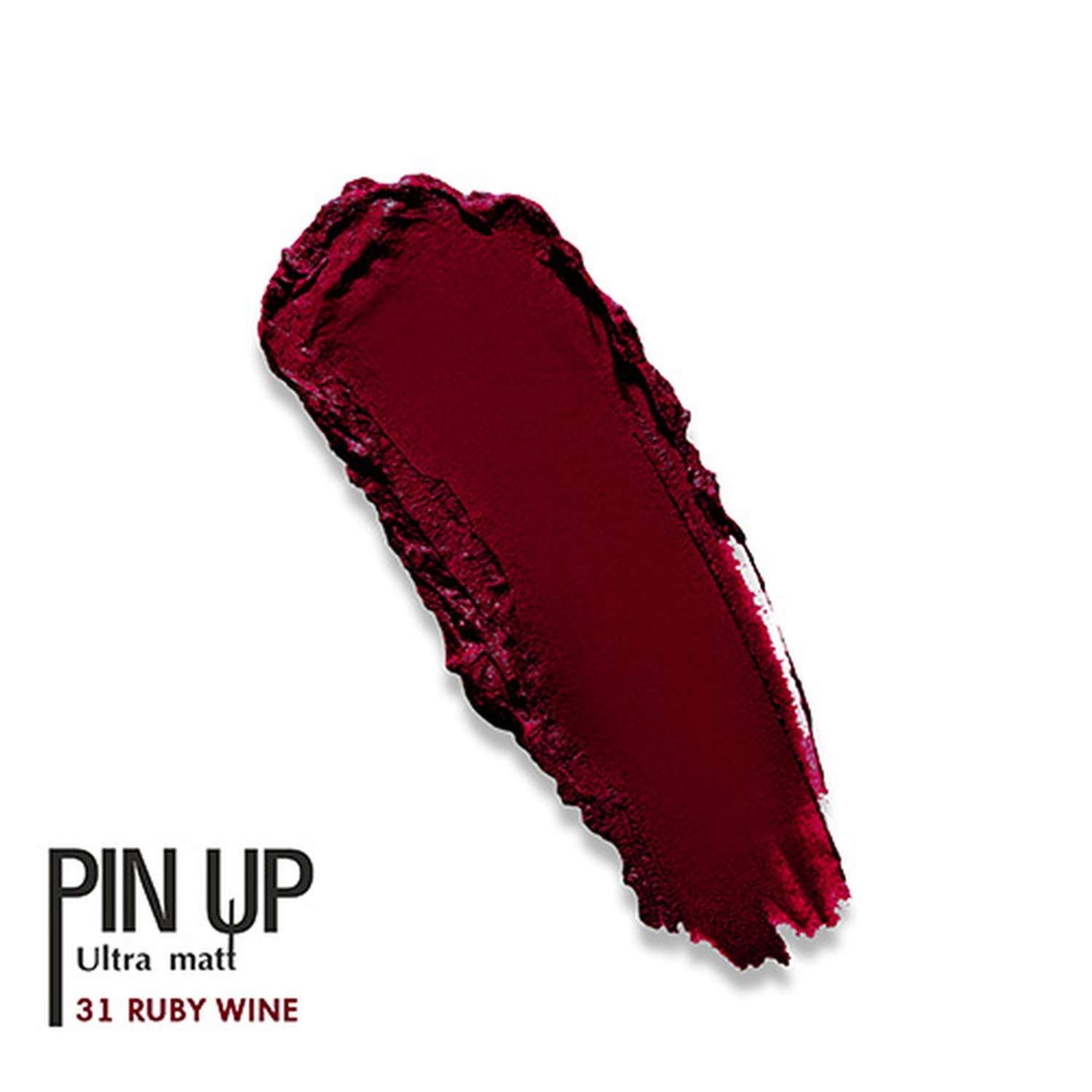 Блеск для губ Luxvisage Pin up ultra matt матовый тон 31 ruby wine - фото 5