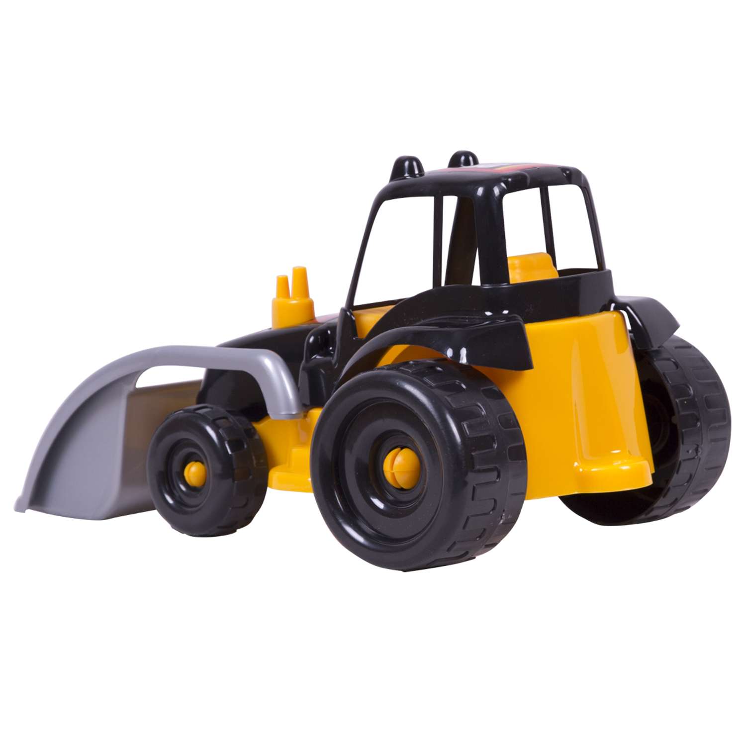 Трактор игрушечный Zarrin Toys Farm 2 с грейдером желтый H2/желтый-черный - фото 2