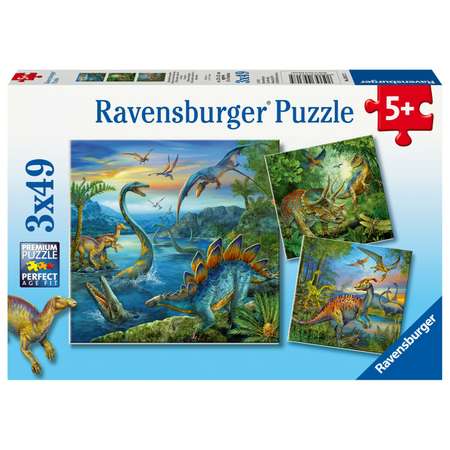 Пазл Ravensburger Динозавры 49элементов*3шт 09317