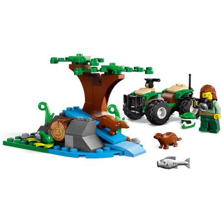 Конструктор LEGO City ATV and Otter Habitat 60394