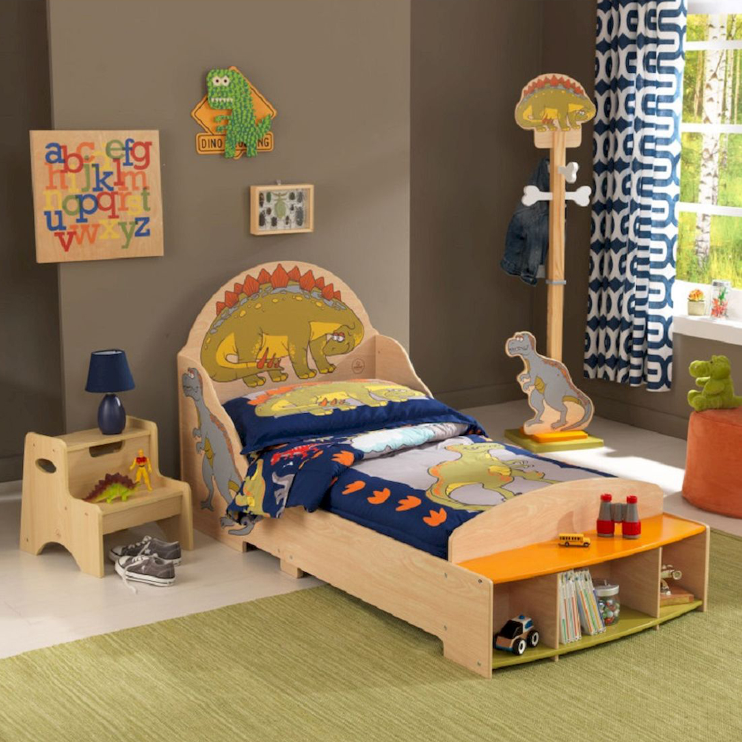 Dinosaur bed frame twin best sale