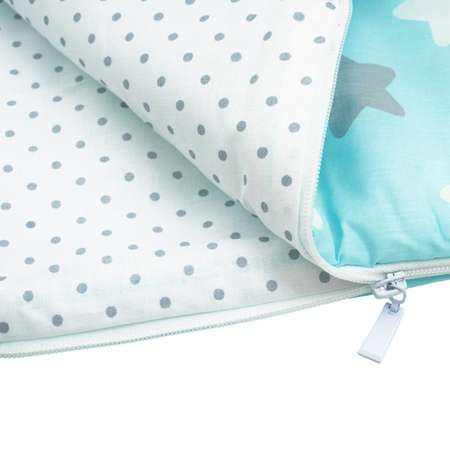 Одеяло-спальный мешок Amarobaby Strong dreams Звездочка Голубой