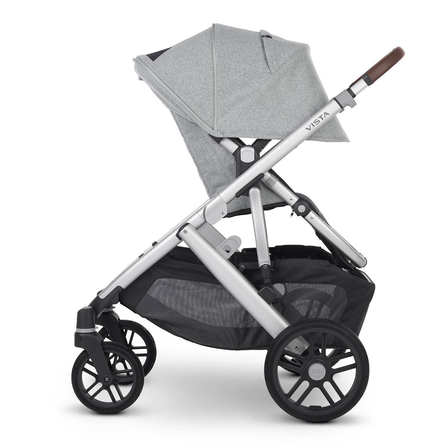 Коляска 2в1 UPPAbaby Vista V2 Stella Серебристый меланж - фото 17