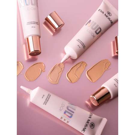 Тональный крем EVA MOSAIC Nude Look увлажняющий 20 мл 04 Золотисто-бежевый