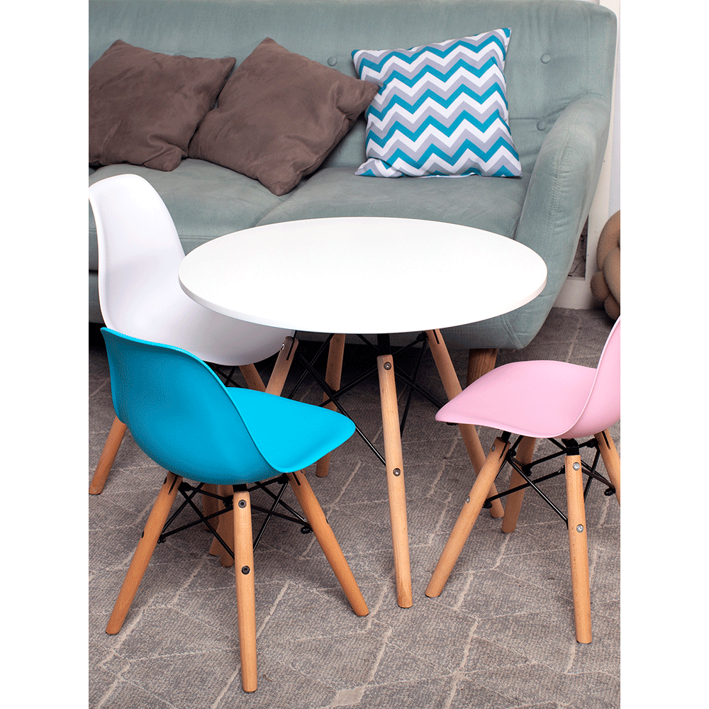 Стул детский Stool Group DSW SMALL голубой - фото 6