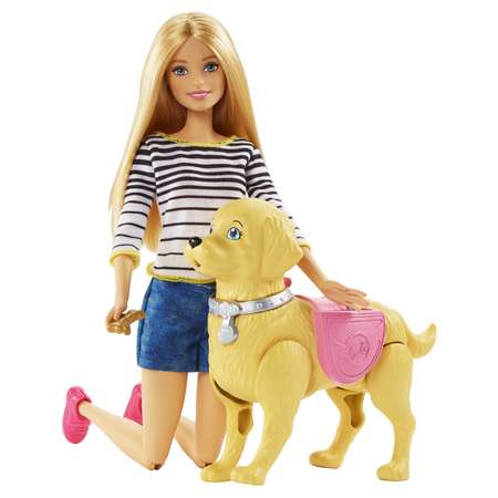 Набор игровой Barbie Прогулка с питомцем