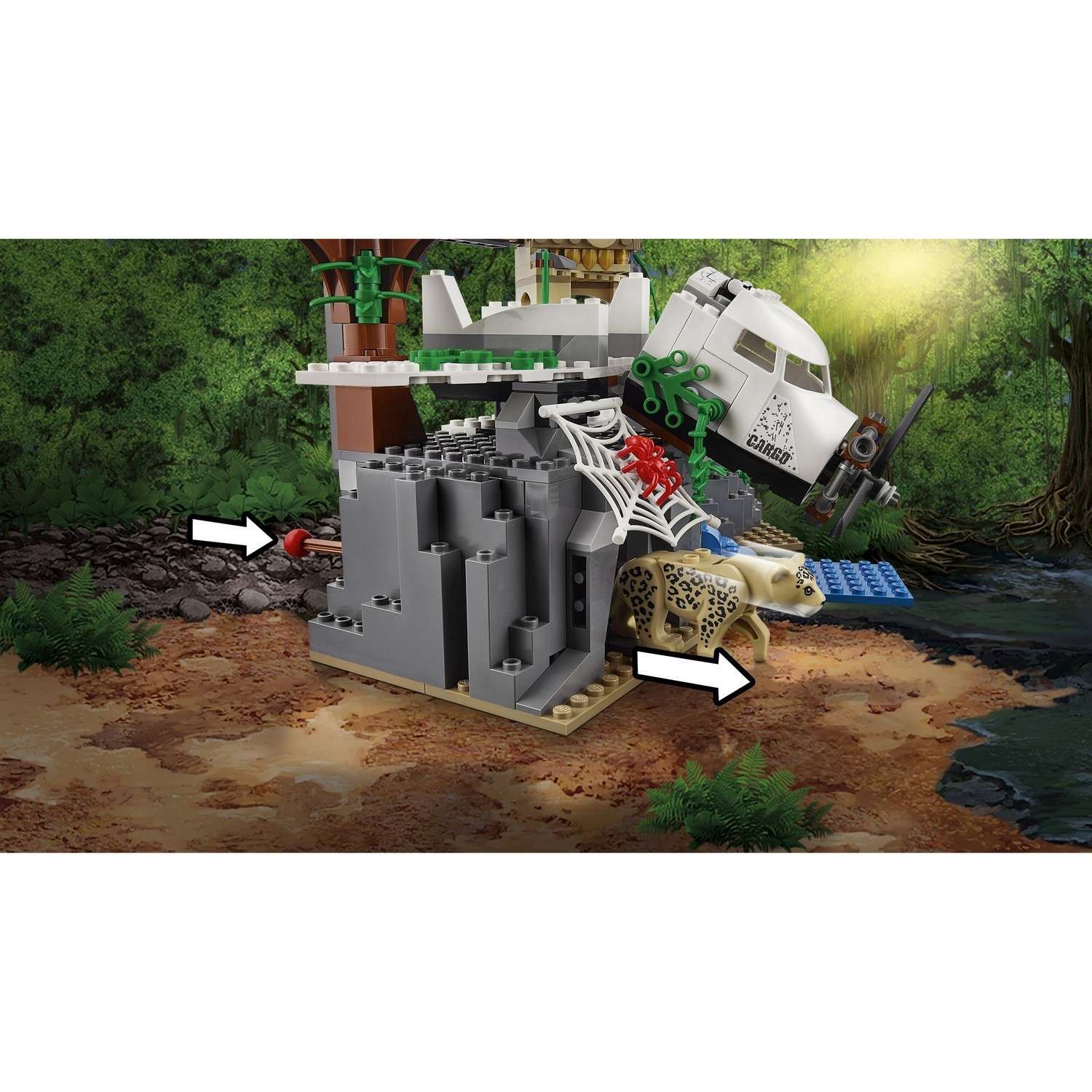 Конструктор LEGO City Jungle Explorers База исследователей джунглей (60161) - фото 4