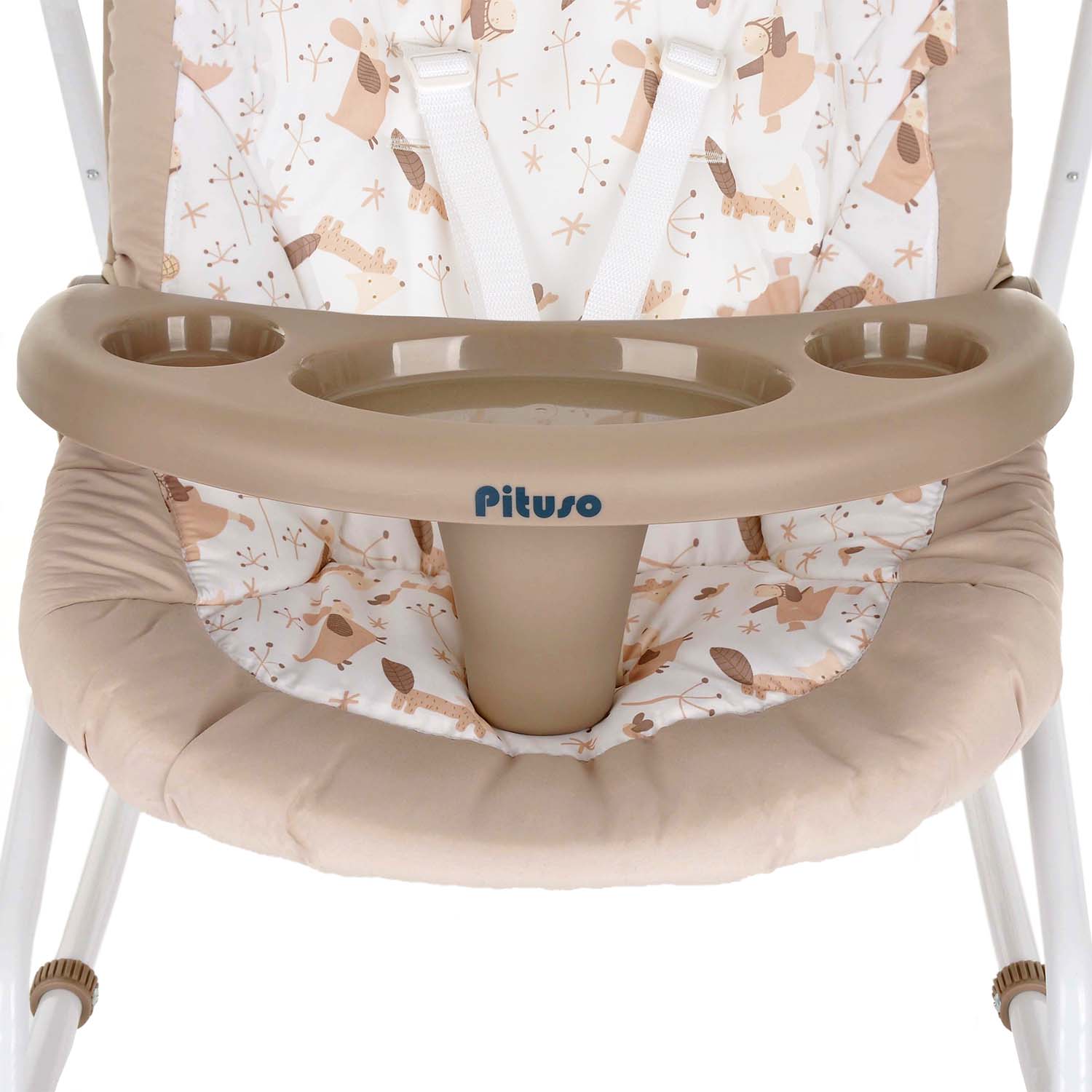 Электрокачели Pituso 2в1 Bolero Beige - фото 8