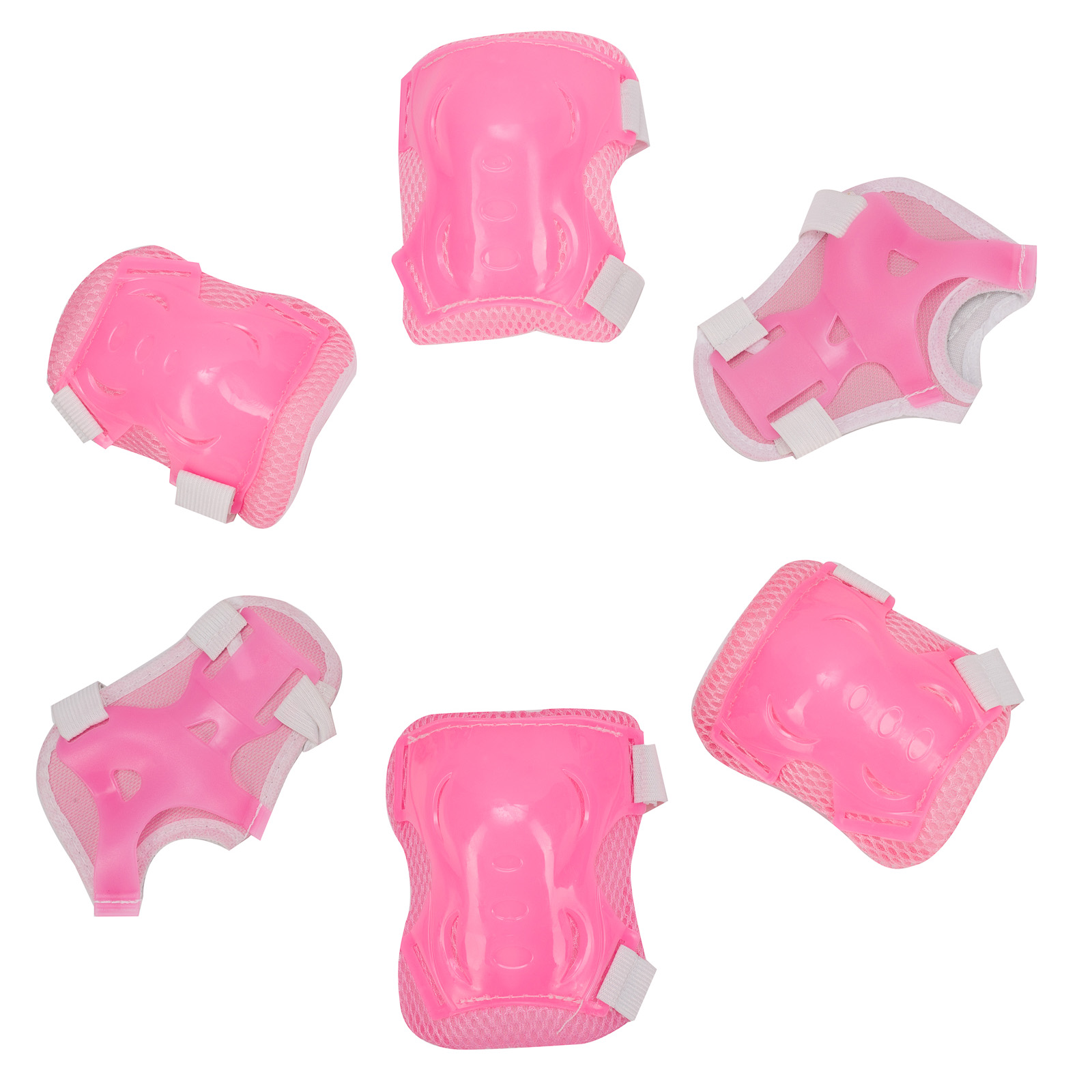 Набор SXRide ролики шлем и защита YXSKB05 розовые размер М 35-38 - фото 4