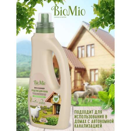 Средство для мытья полов BioMio Bio Мелисса 750мл