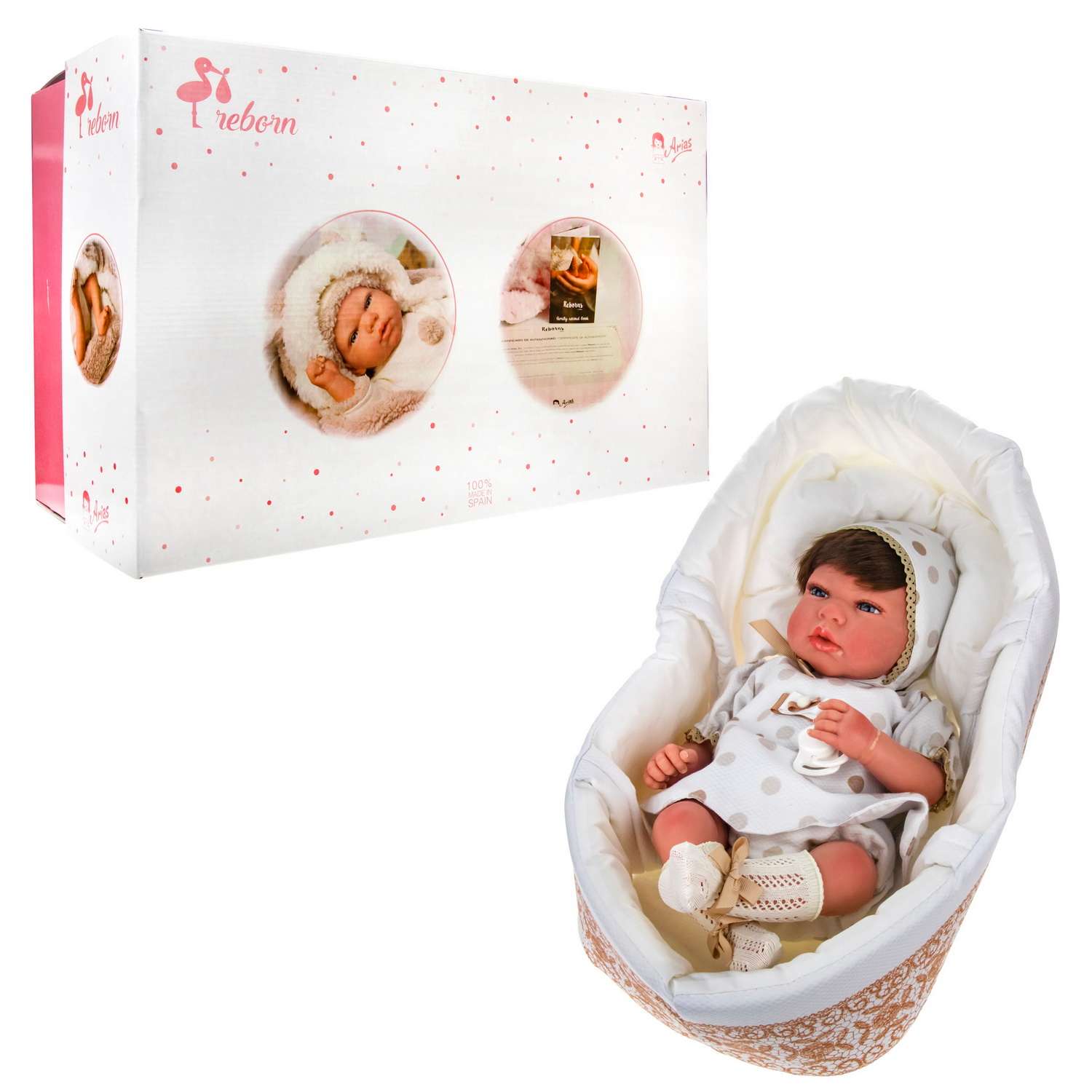 Кукла Arias ReBorns Candy реалистичный новорожденный пупс 40см Т17435 - фото 7