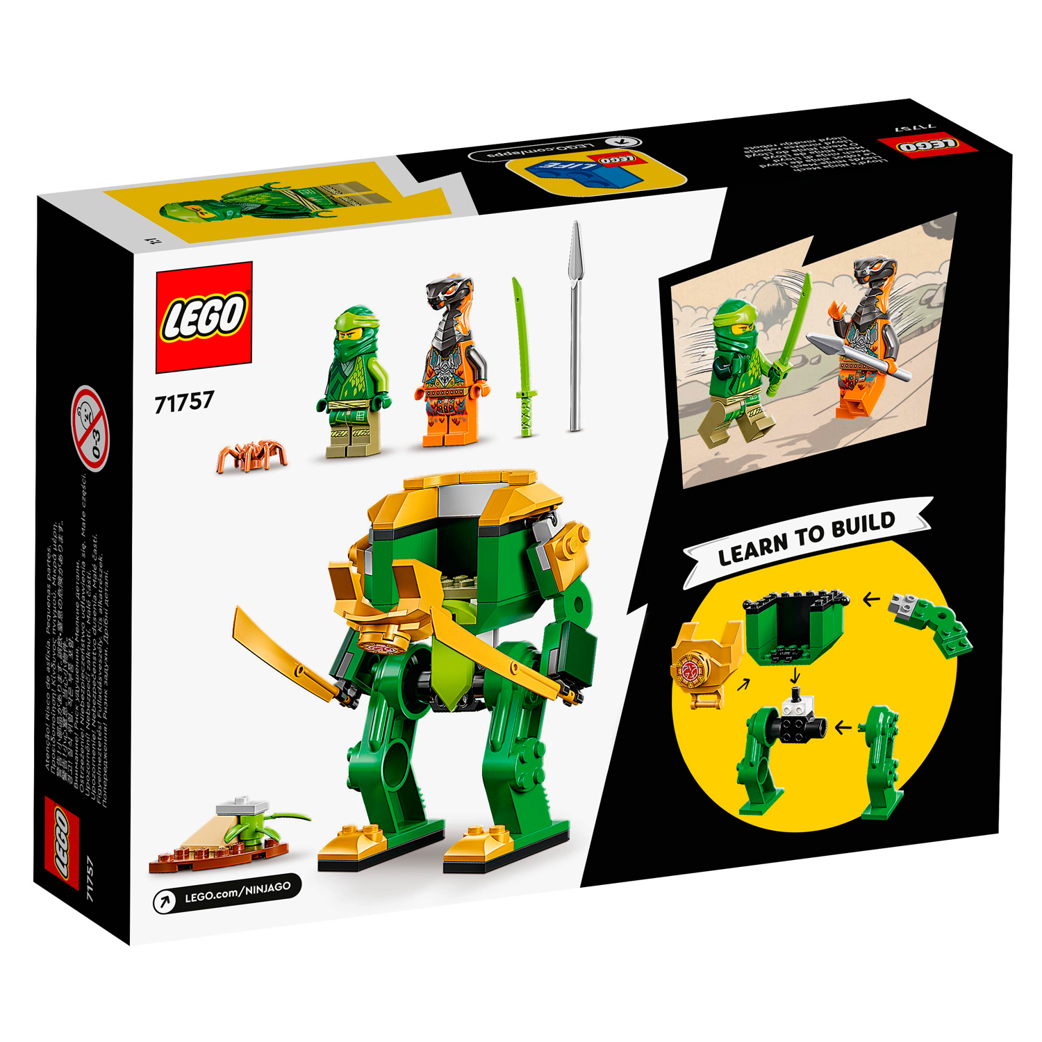 Конструктор детский LEGO Ninjago Робот-ниндзя Ллойда - фото 11