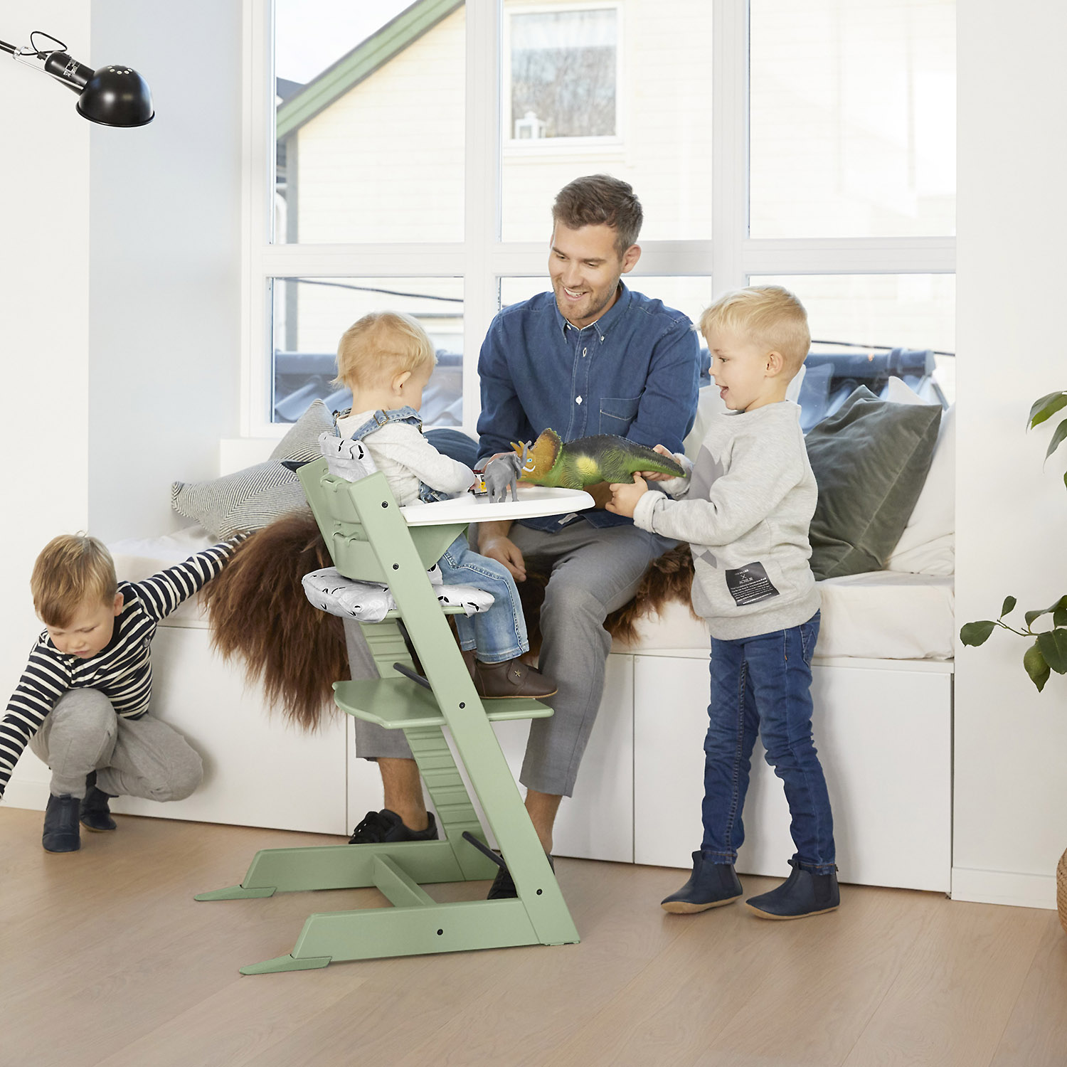 Вставка для стульчика Stokke Tripp Trapp Зеленый мох - фото 7