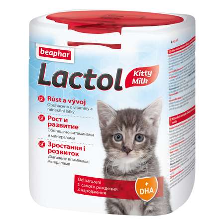 Смесь для котят Beaphar 500г Lactol kitty молочная с добавлением докозагексаеновой кислоты