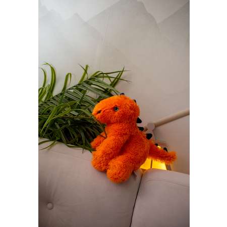 Игрушка мягконабивная Tallula Динозавр 30 см оранжевый