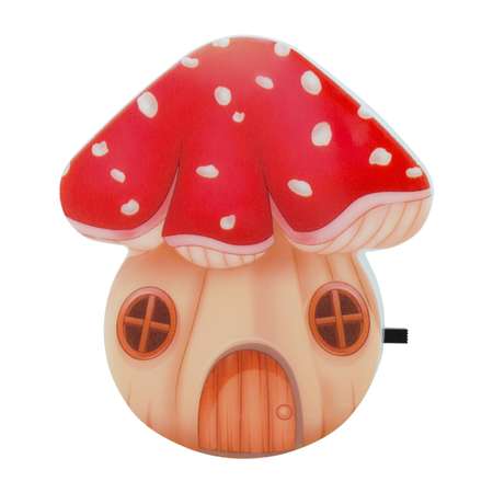 Светодиодный ночник СТАРТ в форме забавного домика грибочка
