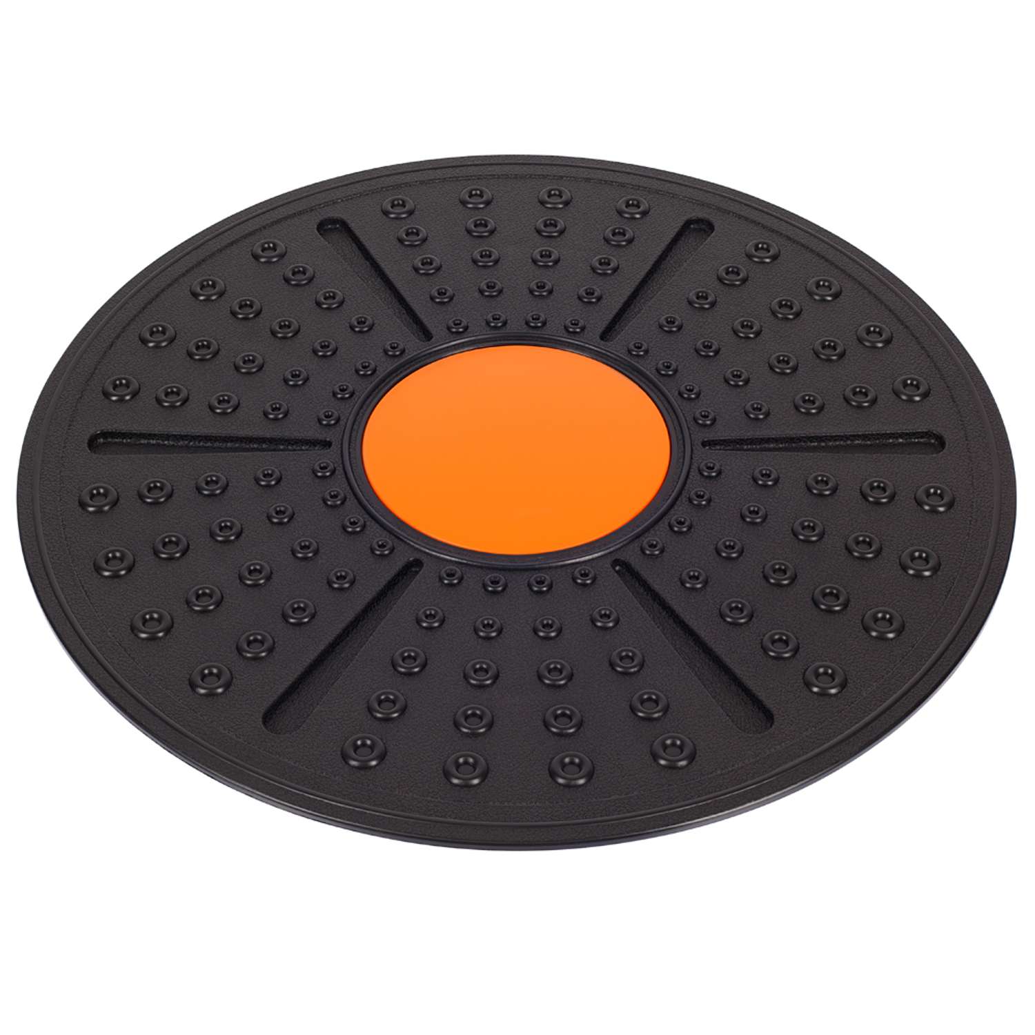 Балансировочный диск STRONG BODY платформа полусфера d 36 см черно-оранжевый - фото 4